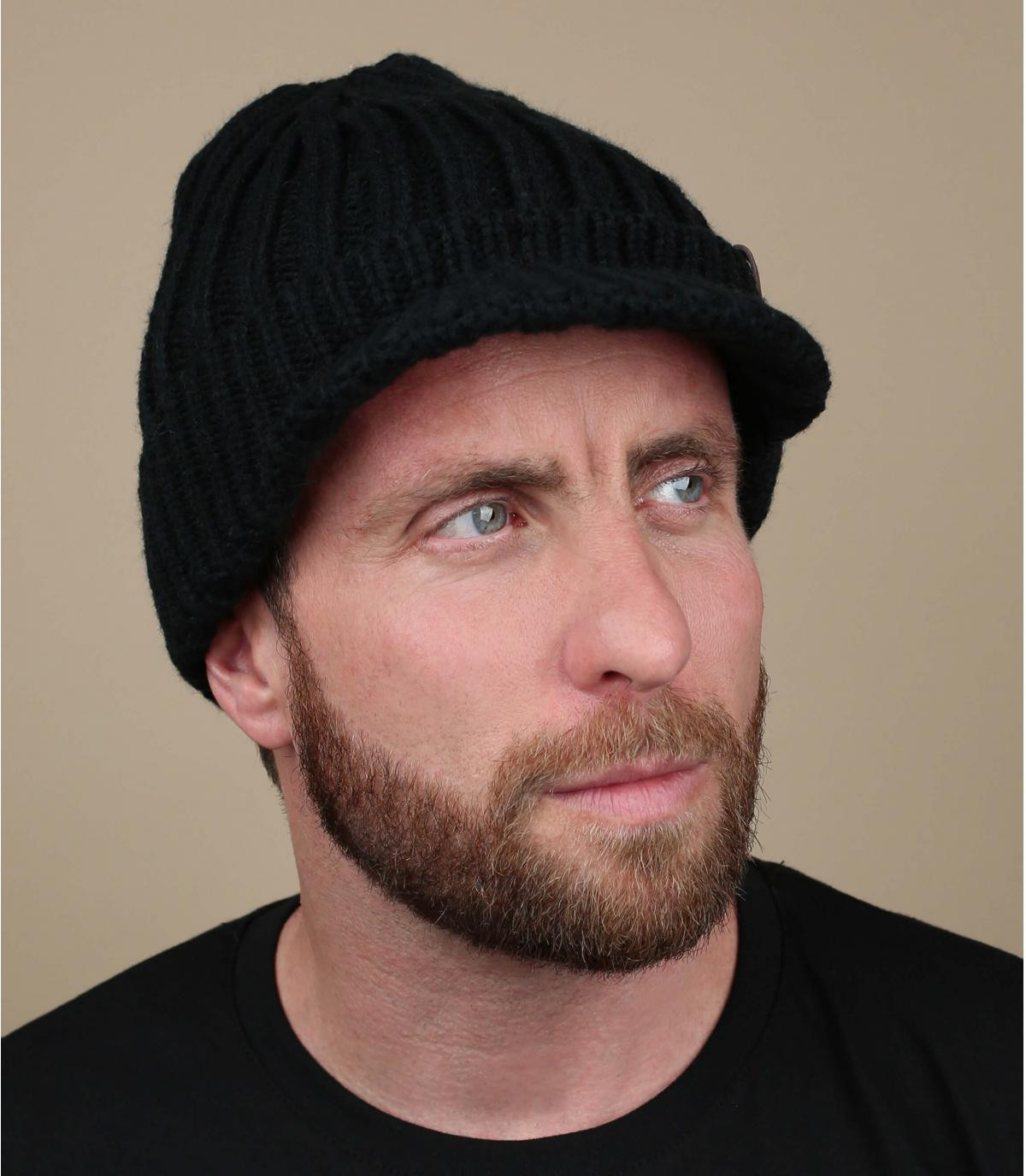 Schirmmütze schwarz Barts Silo Beanie black